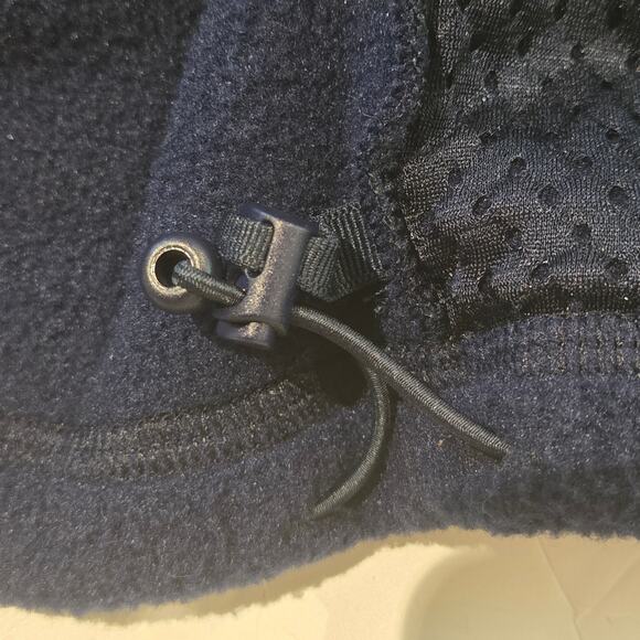 Vineyard Vines Men's XXL Navy Blue Harbor Fleece Full-Zip Cozy Vest Preppy Whale - Picture 7 of 11